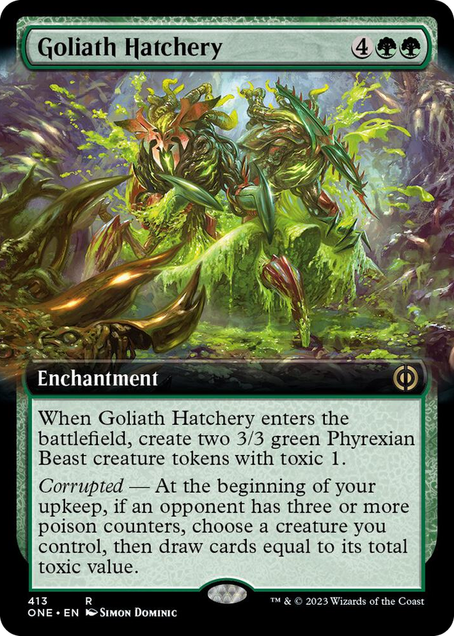 0413 Goliath Hatchery (Extended Art) R Phyrexia: All Will Be One