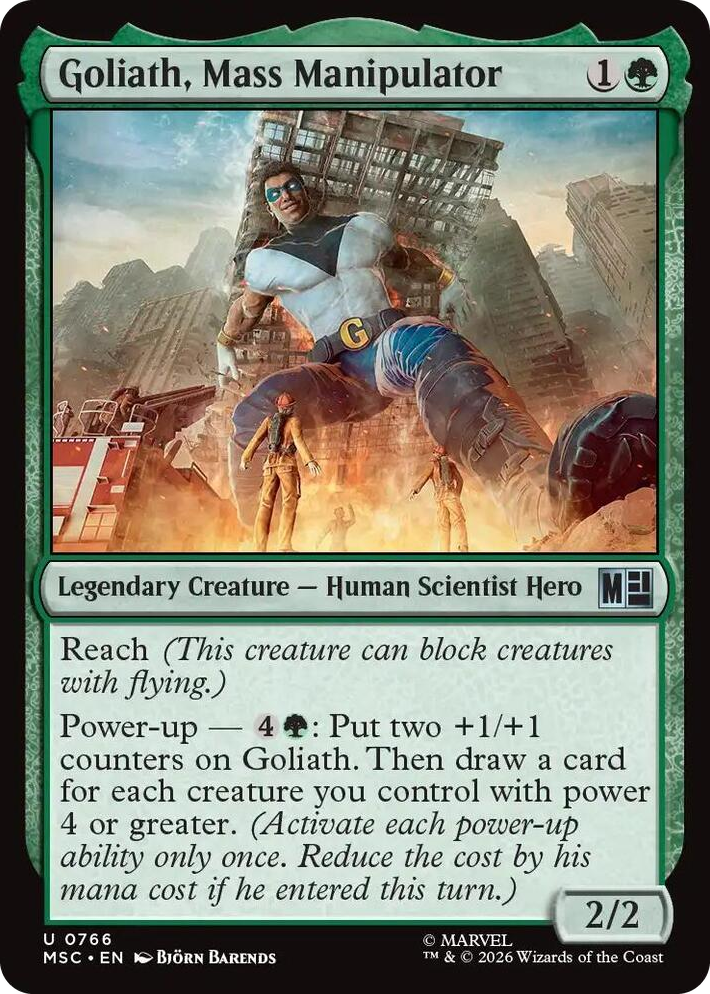 0766 Goliath, Mass Manipulator U Commander: Marvel Super Heroes