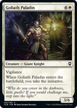 0021 Goliath Paladin C Commander Legends: Battle for Baldur's Gate
