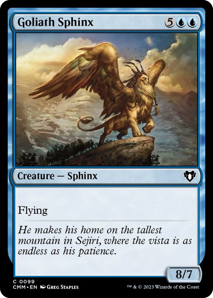 0099 Goliath Sphinx C Commander Masters