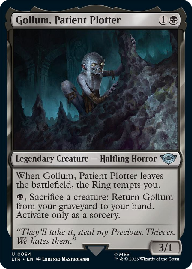 0084 Gollum, Patient Plotter U Universes Beyond: The Lord of the Rings: Tales of Middle-earth