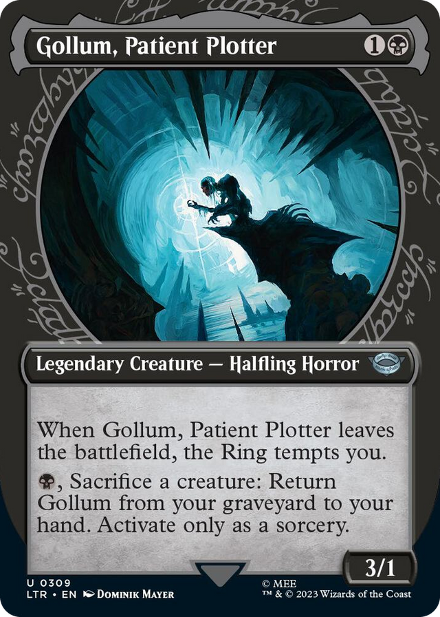 0309 Gollum, Patient Plotter (Showcase) U Universes Beyond: The Lord of the Rings: Tales of Middle-earth