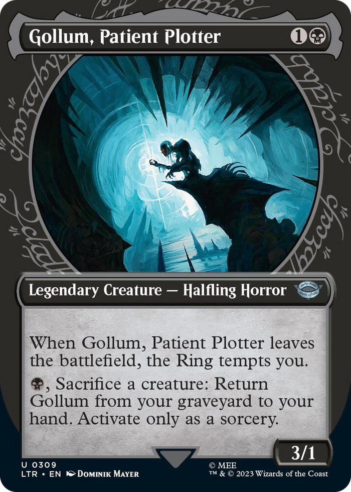 Gollum, Patient Plotter (Showcase) #309 U - Universes Beyond: The Lord of the Rings: Tales of Middle-earth Pokemon card