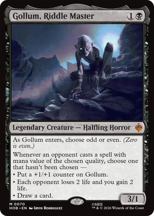 0070 Gollum, Riddle Master M The Hobbit