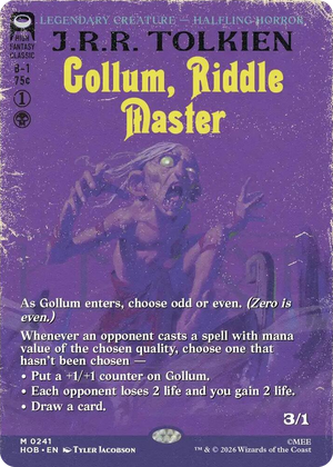0241 Gollum, Riddle Master (Borderless) M The Hobbit
