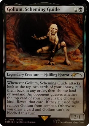 0003 Gollum, Scheming Guide P Unique and Miscellaneous Promos
