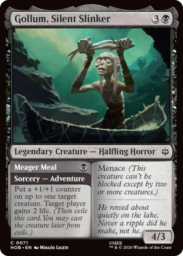 0071 Gollum, Silent Slinker C The Hobbit