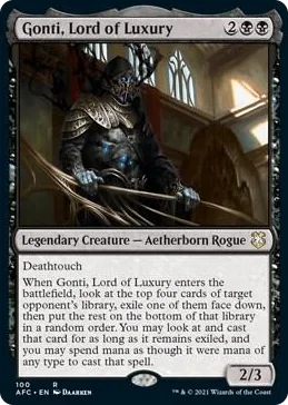 0100 Gonti, Lord of Luxury R Commander: Adventures in the Forgotten Realms