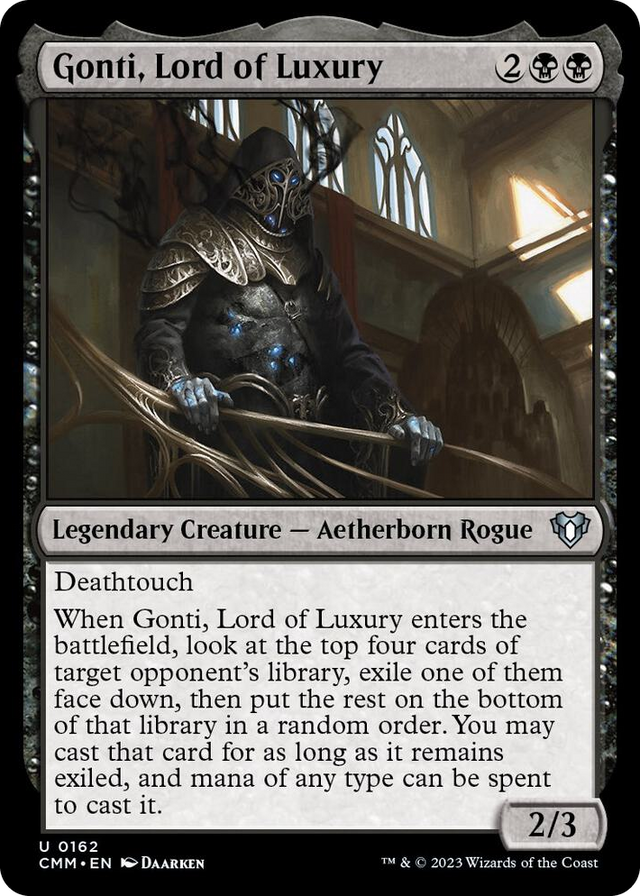0162 Gonti, Lord of Luxury U Commander Masters
