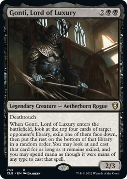 0753 Gonti, Lord of Luxury R Commander Legends: Battle for Baldur's Gate