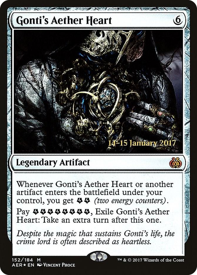 0152 Gonti's Aether Heart M Prerelease Cards