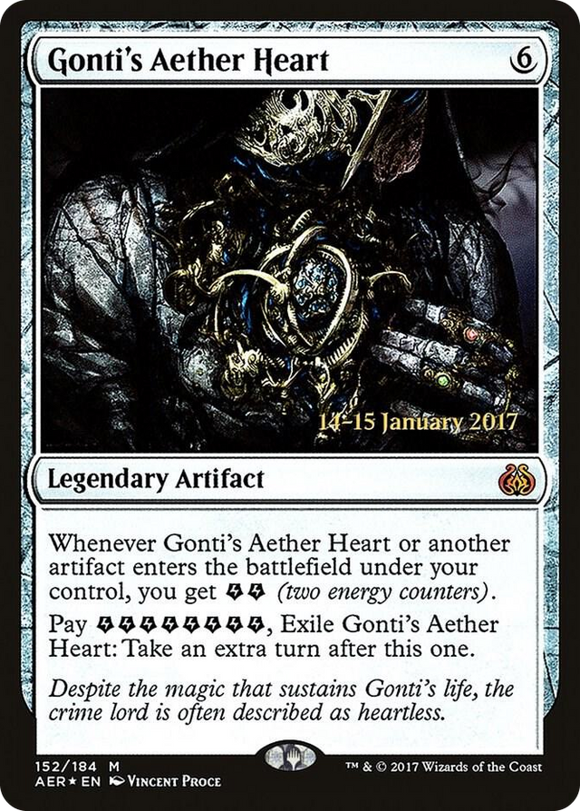 0152 Gonti's Aether Heart M Prerelease Cards
