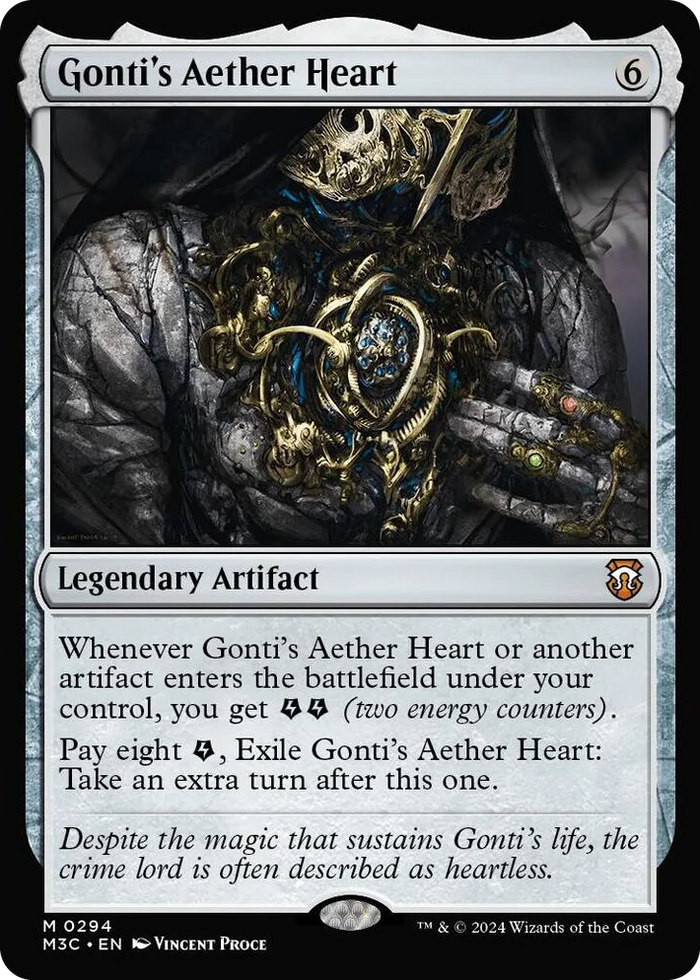 0294 Gonti's Aether Heart (Ripple Foil) M Commander: Modern Horizons 3