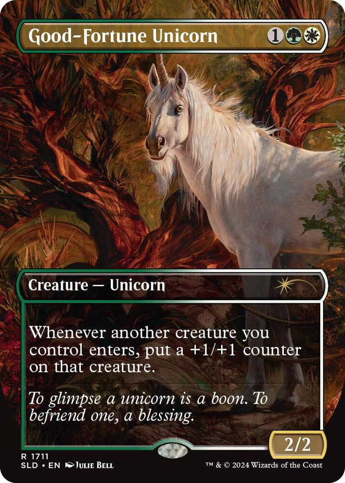 1711 Good-Fortune Unicorn R Secret Lair Drop Series