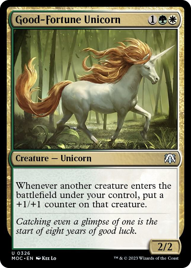 0326 Good-Fortune Unicorn U Commander: March of the Machine