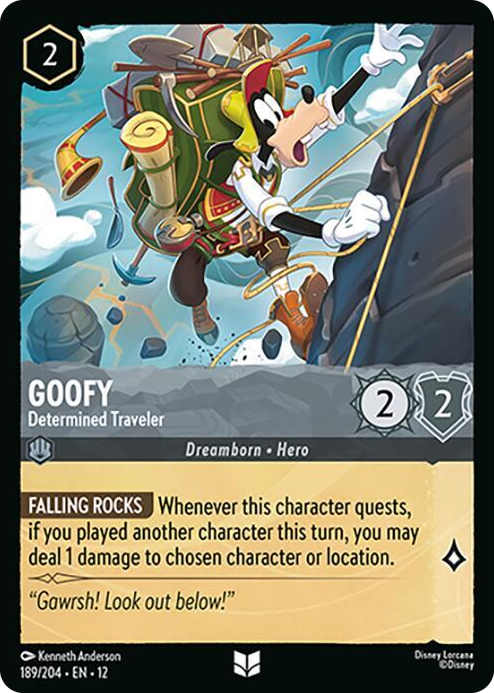0189 Goofy - Determined Traveler Uncommon Wilds Unknown