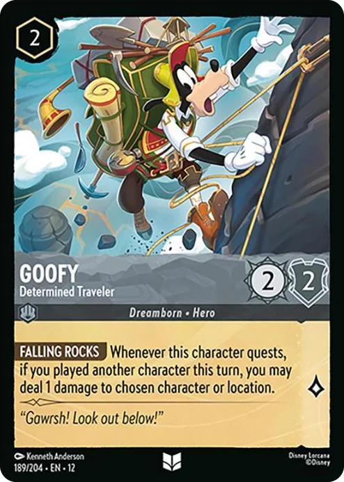0189 Goofy - Determined Traveler Uncommon Wilds Unknown