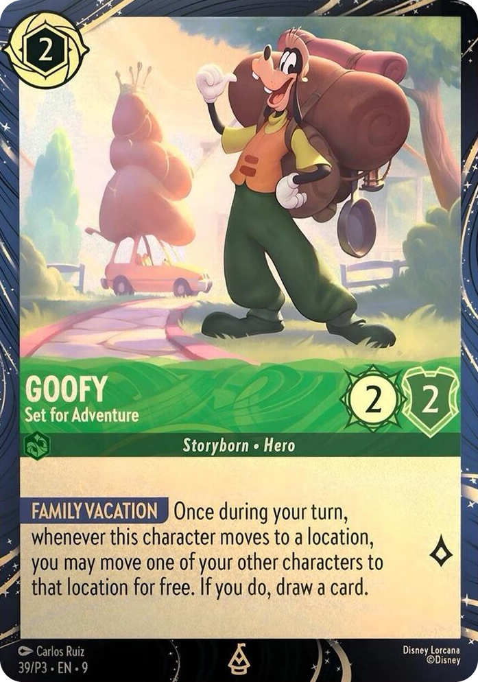 0039 Goofy - Set for Adventure Promo Disney Lorcana Promo Cards