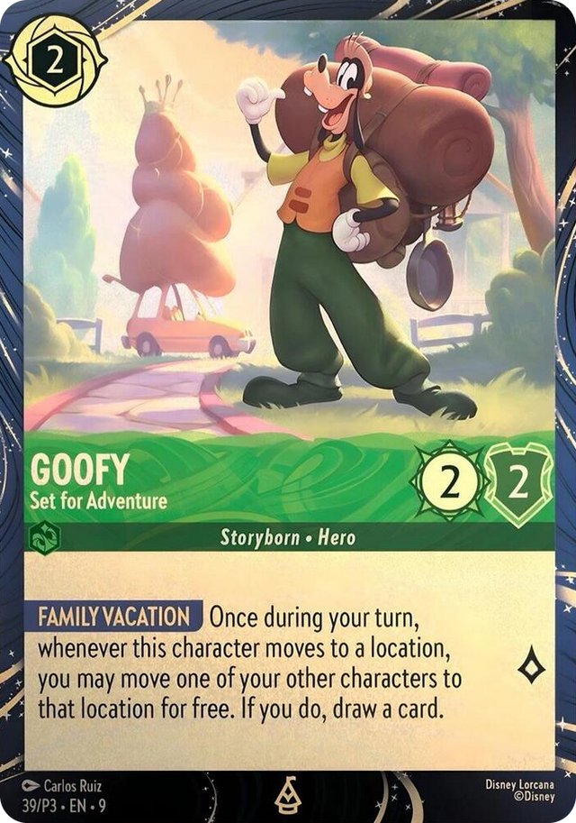 0039 Goofy - Set for Adventure Promo Disney Lorcana Promo Cards