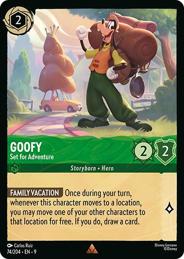 0074 Goofy - Set for Adventure Rare Fabled