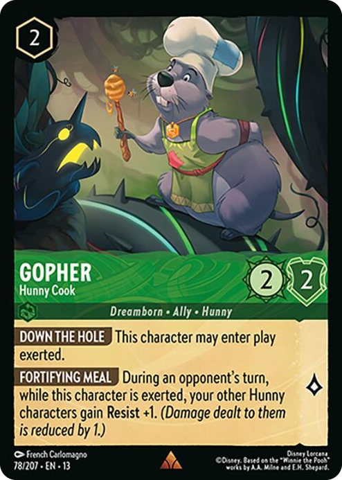 0078 Gopher - Hunny Cook Rare Attack of the Vine!