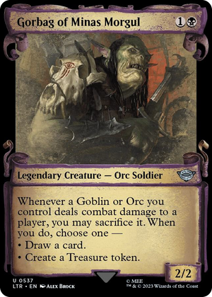 0537 Gorbag of Minas Morgul (Showcase Scrolls) U Universes Beyond: The Lord of the Rings: Tales of Middle-earth