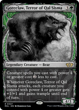 0027 Goreclaw, Terror of Qal Sisma R March of the Machine: Multiverse Legends