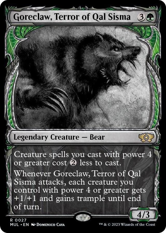 Goreclaw, Terror of Qal Sisma #27 R - March of the Machine: Multiverse Legends Pokemon card