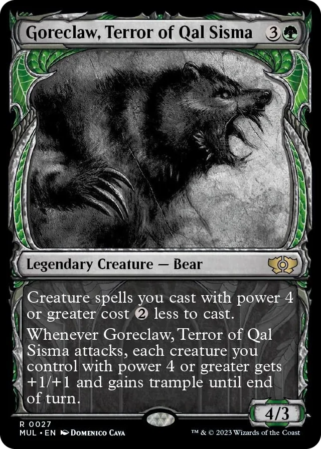 0027 Goreclaw, Terror of Qal Sisma R March of the Machine: Multiverse Legends