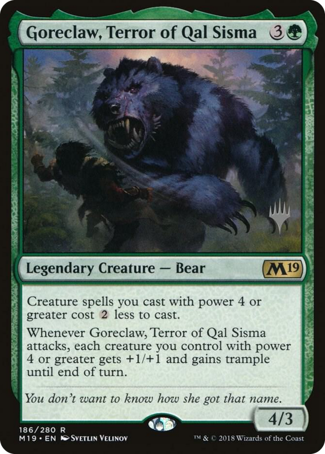 0186 Goreclaw, Terror of Qal Sisma R Promo Pack: Core Set 2020