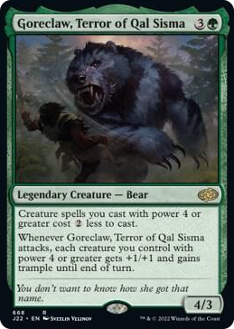 Goreclaw, Terror of Qal Sisma #668 R - Jumpstart 2022 Pokemon card