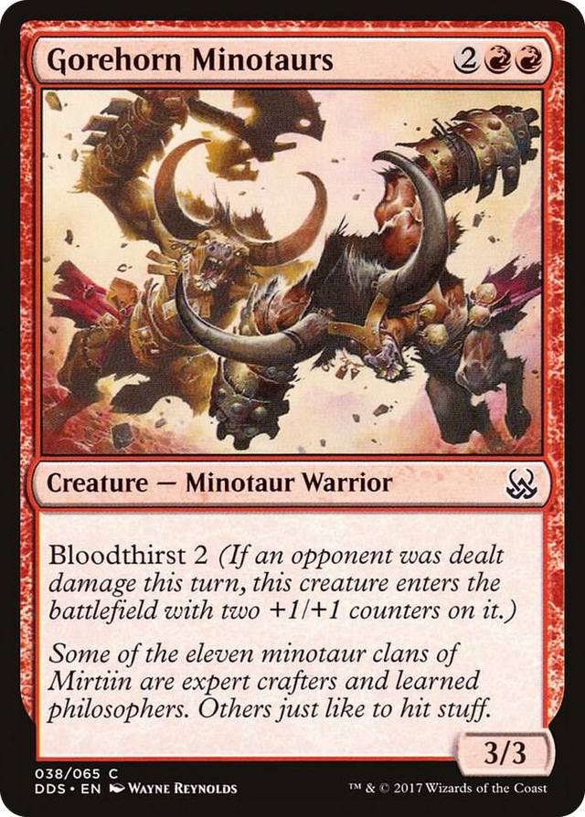 0038 Gorehorn Minotaurs C Duel Decks: Mind vs. Might