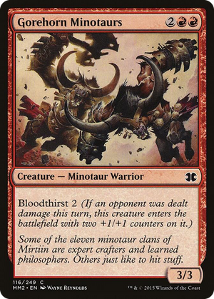 0116 Gorehorn Minotaurs C Modern Masters 2015