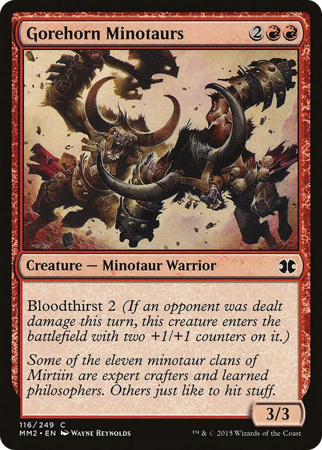 0116 Gorehorn Minotaurs C Modern Masters 2015