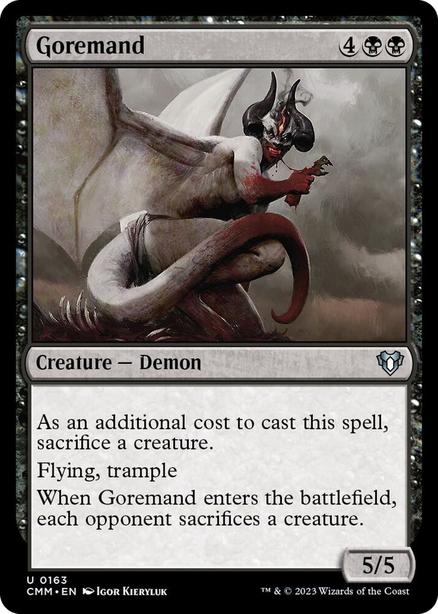 0163 Goremand U Commander Masters