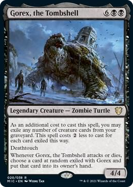 0020 Gorex, the Tombshell R Commander: Innistrad: Midnight Hunt
