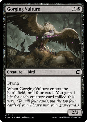 0112 Gorging Vulture C Ravnica: Clue Edition