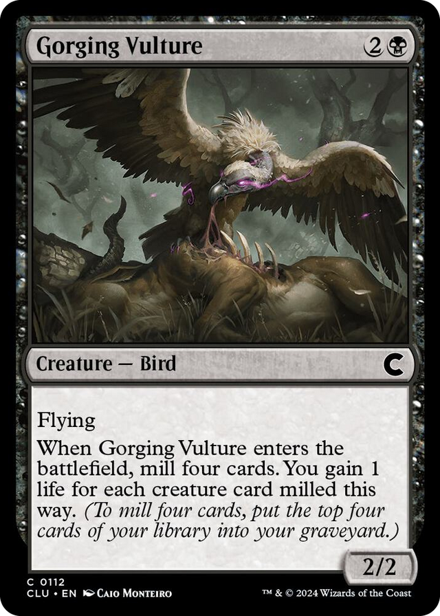 0112 Gorging Vulture C Ravnica: Clue Edition
