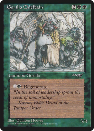 0078 Gorilla Chieftain (4 Gorillas) C Alliances