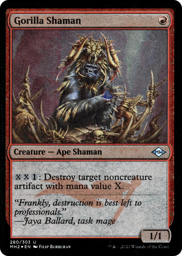 0280 Gorilla Shaman (Foil Etched) U Modern Horizons 2