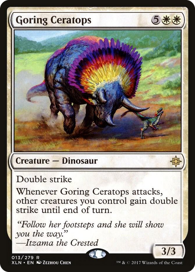 0013 Goring Ceratops R Ixalan