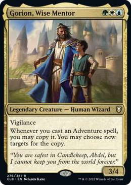 0276 Gorion, Wise Mentor R Commander Legends: Battle for Baldur's Gate