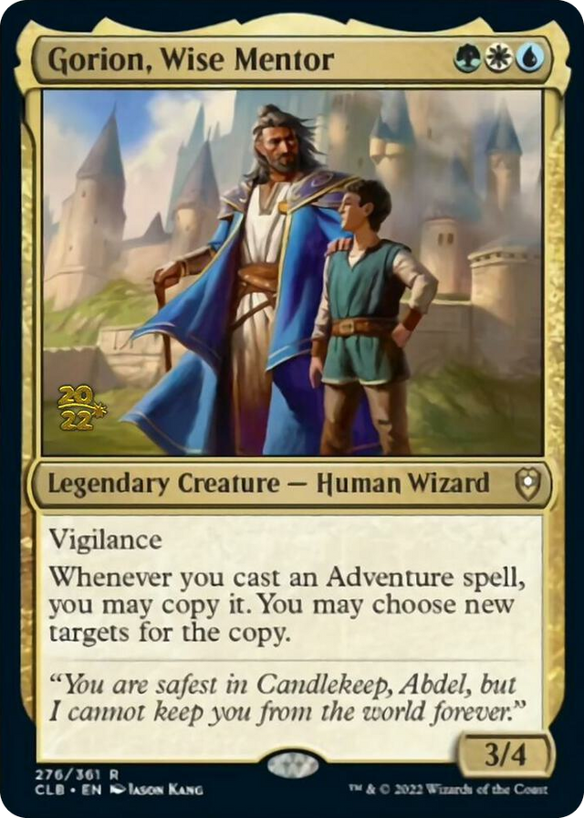 0276 Gorion, Wise Mentor R Prerelease Cards