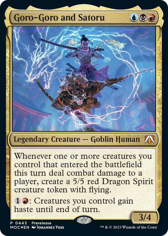 0445 Goro-Goro and Satoru M Prerelease Cards