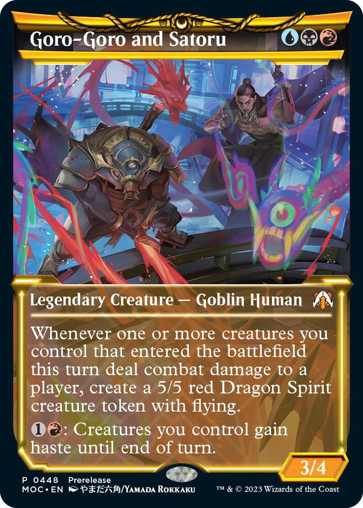 0448 Goro-Goro and Satoru (Showcase) M Prerelease Cards