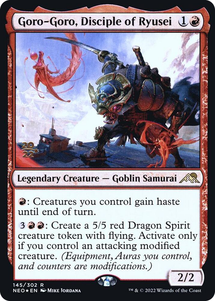 Goro-Goro, Disciple of Ryusei #145 R - Prerelease Cards Pokemon card