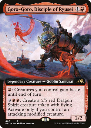 0466 Goro-Goro, Disciple of Ryusei (Extended Art) R Kamigawa: Neon Dynasty