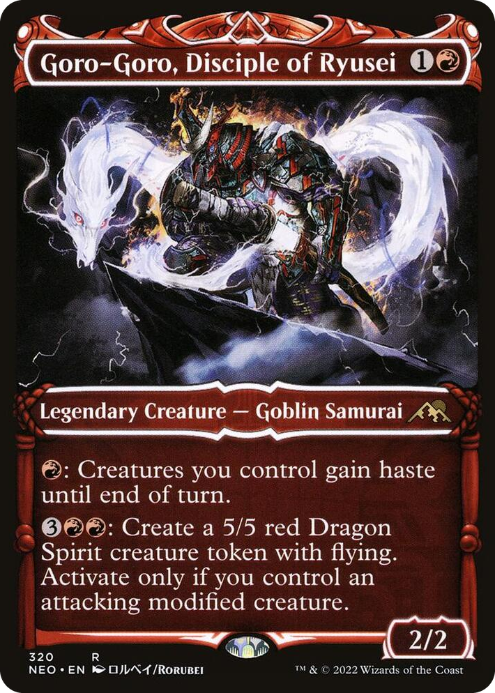 0320 Goro-Goro, Disciple of Ryusei (Showcase) R Kamigawa: Neon Dynasty
