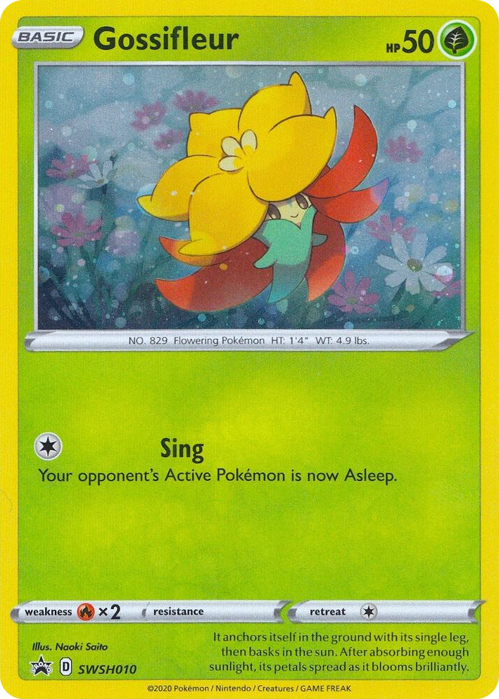 0010 Gossifleur - SWSH010 Promo Sword & Shield Promo Cards