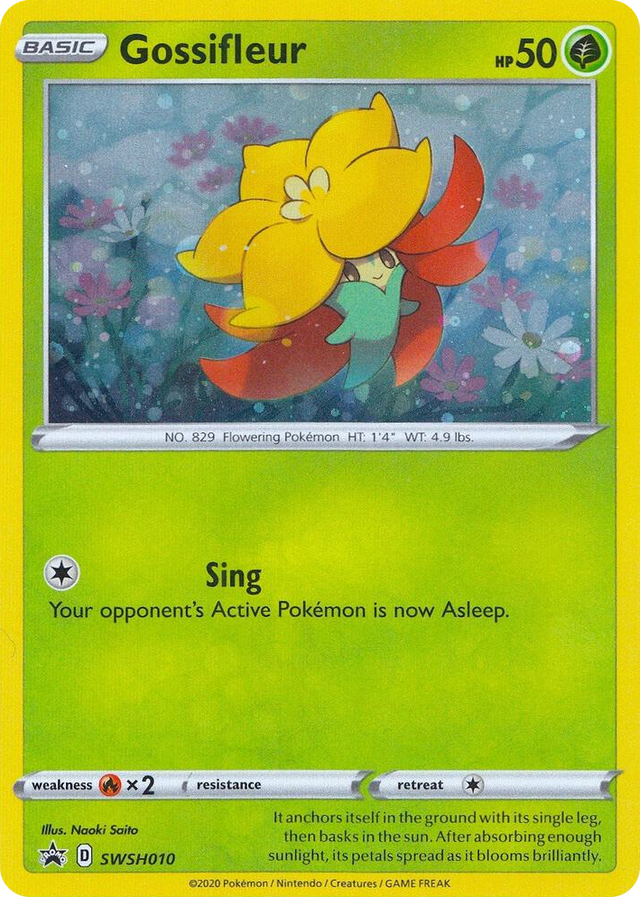 0010 Gossifleur - SWSH010 Promo Sword & Shield Promo Cards